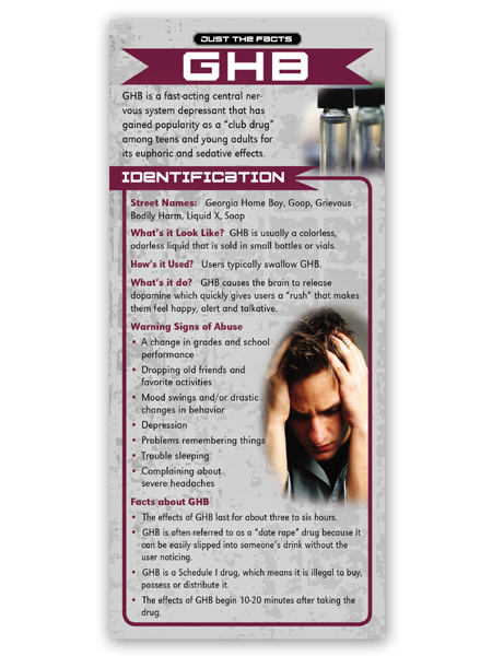 Just the Facts Rack Card: GHB