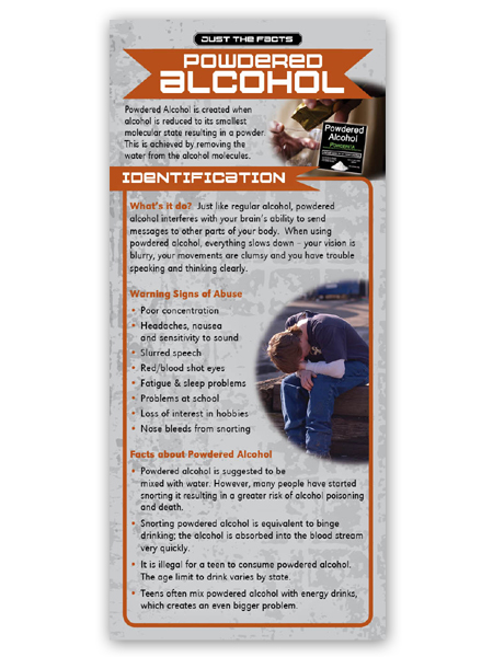 Just the Facts Rack Card: Powdered Alcohol