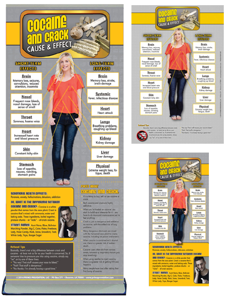 C&E Cocaine & Crack Retractable Banner Package