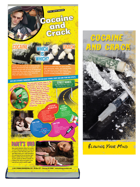 Cocaine & Crack Prevention Retractable Banner Package