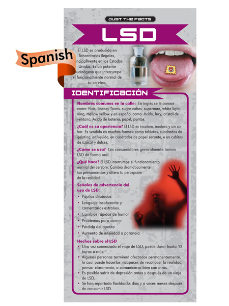 *SPANISH* Just the Facts Rack Card: LSD