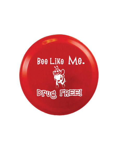 Bee Like Me Drug Free - 4 inch Flying Disk