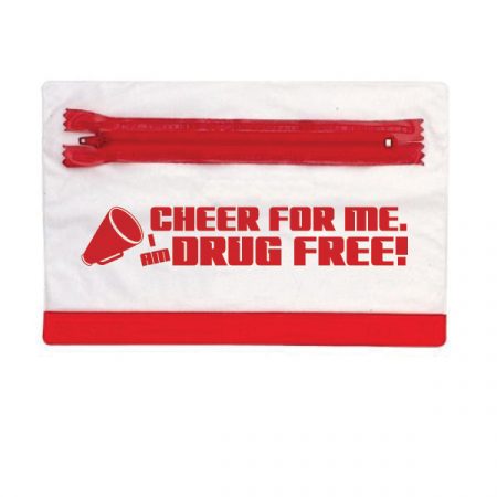 Cheer For Me, I Am Drug Free Pencil Pouch